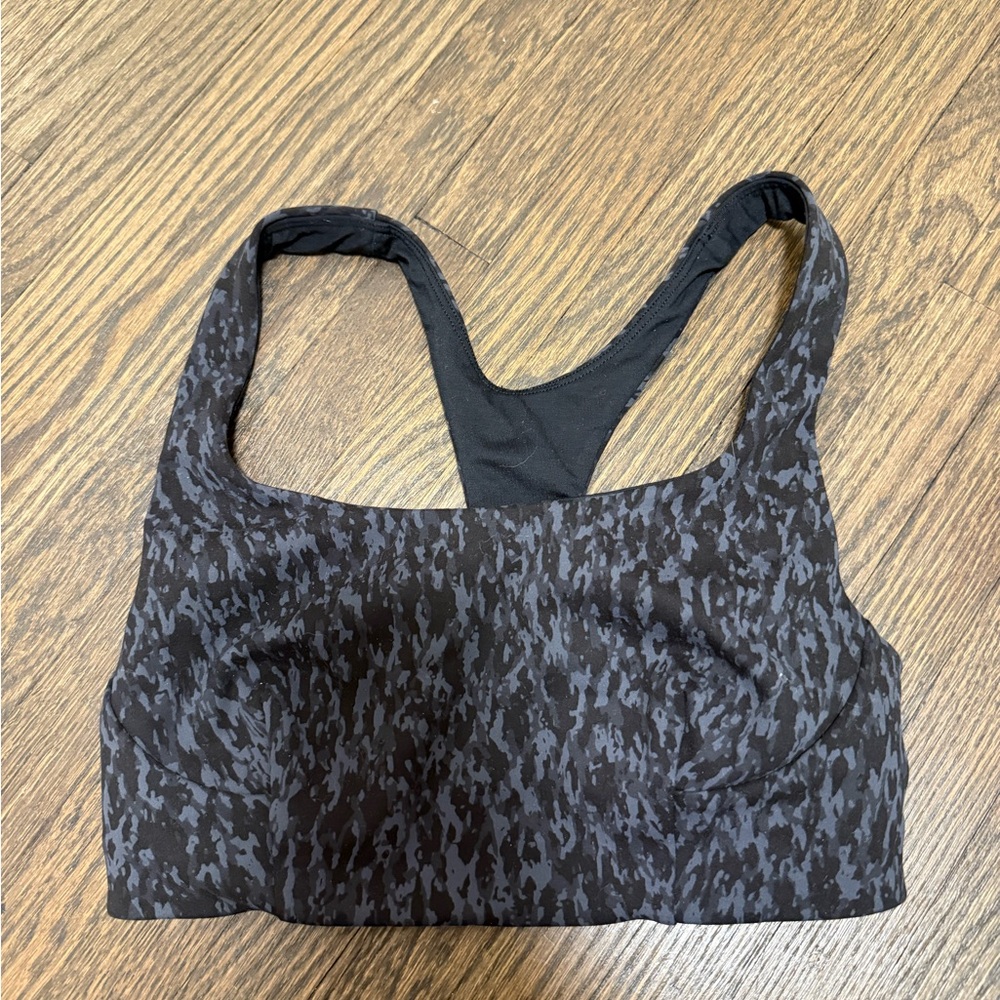 Lululemon Black Sports Bra with Racerback Design